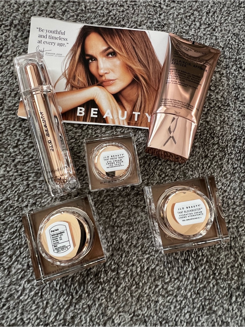 JLo Beauty Five-piece skincare set